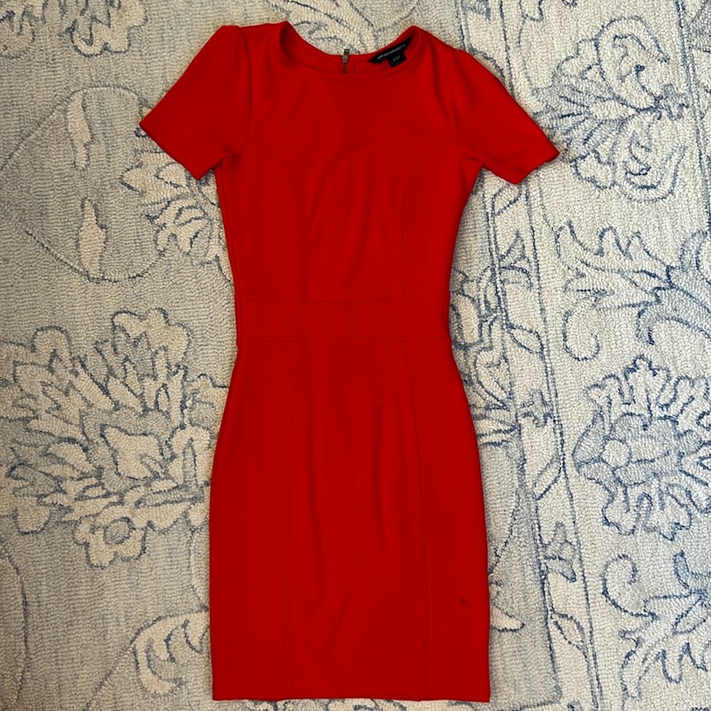 FRENCH CONNECTION red dress